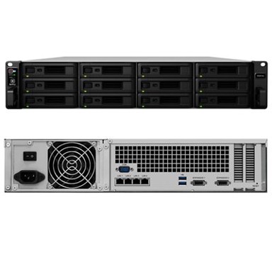 SYNOLOGY NAS server RackStation RS3618xs, 19", 12-bay SATA 3.5"/2.5", USB, LAN